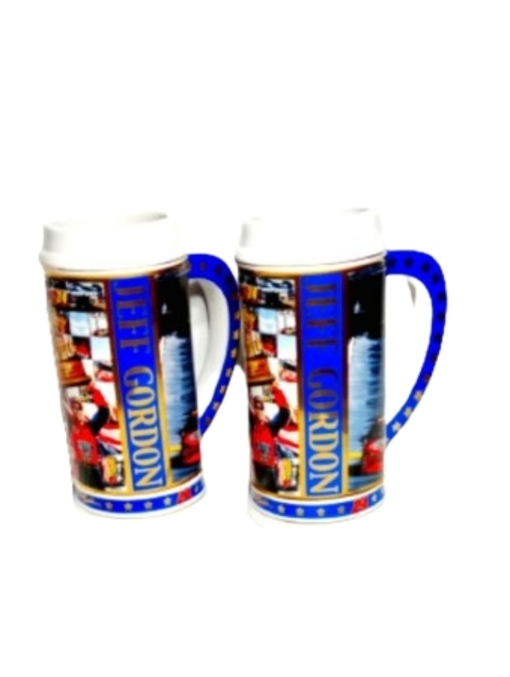 2001 #24 Jeff Gordon Championship Commemorative Collector Stein Set of 2